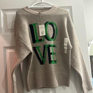 Brand new light brown sweater